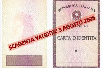 Avviso scadenza Carta Identit&#224; cartacea